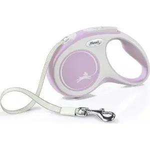 Retractable Dog Leash Flexi Comfort Tape S 5 m / 15 kg — Pink