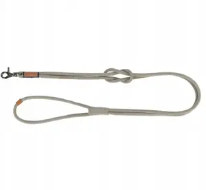 Trixie dog leash BE NORDIC grey leather 1.20 m, 8 mm (sizes XS–L)