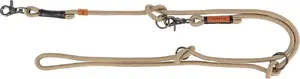 Trixie dog/cat standard lead 2 m, nylon strap 8 mm, black/sand