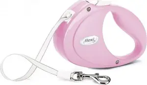 Retractable leash Trixie FL-4506 for puppies, tape 2 m, pink