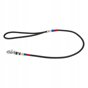 Leash rope 8 mm x 100 cm, barry king — black
