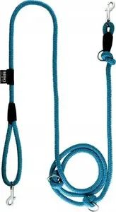 Leash Chaba CHABA SMYCZ LINKA REGULOWANA 6mm x 2.6m, marine color, adjustable S hook