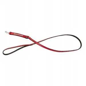 Pet leash Pets Collection model BK-18988, 12 mm width, 120 cm length, red, bone pattern