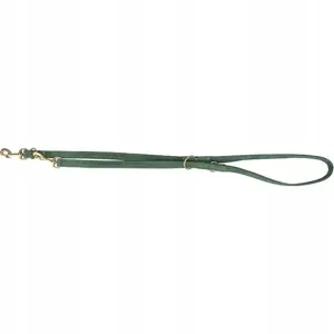 Leather Dog Leash Trixie Pure adjustable sage M–L — 2 m length, 20 mm width