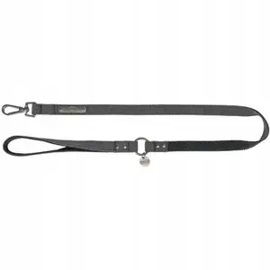 Leash Trixie CityStyle cotton black M–L 1.00 m × 20 mm