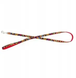 Dog leash barry king Picasso pattern red polypropylene tape 20 mm × 120 cm