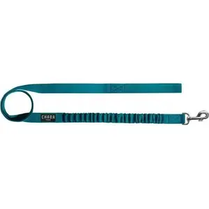 Leash with Shock Absorber Chaba model 25 – marine/turquoise, 25 mm width