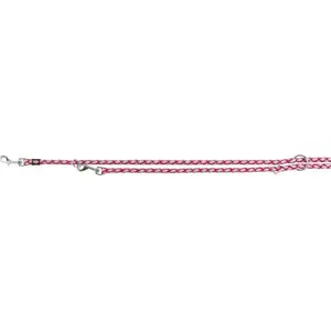 Регулируемый поводок для собак Trixie Cavo Reflect S–M 2,00 м × 12 мм, фуксия, светоотражающий