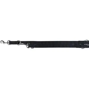 Leash Trixie Premium adjustable black 1.5 cm width for XS–S dogs