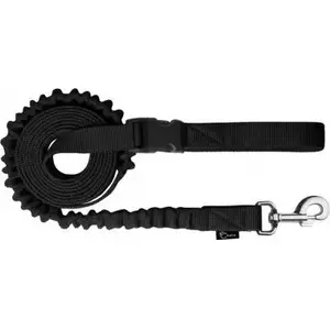 Leash with Shock Absorber Chaba model VAT011652 — running leash 280 cm, black