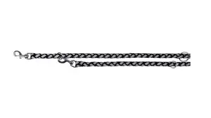 Trixie dog standard lead 2 m length, black, 1.2 cm strap width