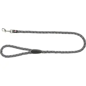 Leash Trixie Cavo for dog, graphite, size L–XL, 1.00 m length × 18 mm width
