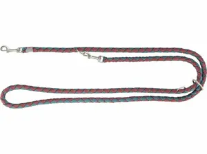 Leash Trixie Cavo linowa 2 m blue-red — rope dog leash, 2 m length