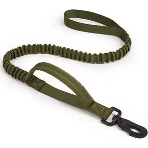 Leash Pet Nova Tactic with Handle, green — Pet Nova LE-TACTIC-GREEN