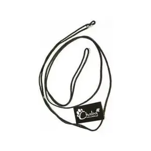 Pet collar Chaba RINGÓWKA 2.5mm black — nylon cord 2.5 mm