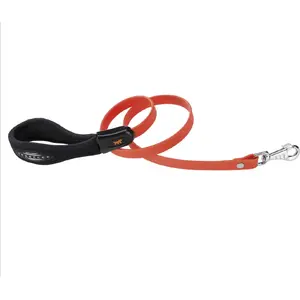 Leash FERPLAST ERGOFLEX 25/110 Orange — ergonomic dog leash 25 mm width, 110 cm length