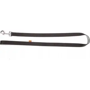 Leash DINGO Twilight Silver single 1 m / 130 cm, black-gray