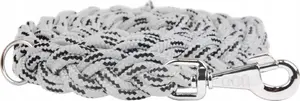 Leash DINO adjustable braided 240 cm silver-black — DINO model 1100318