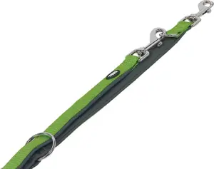Adjustable leash Nobby Classic Preno Smycz Regulowana S green 200 cm 15/20 mm