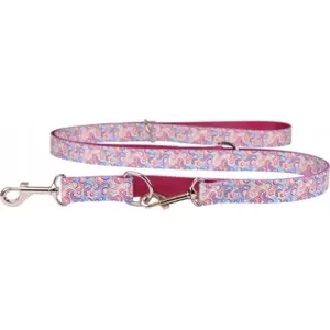 Leash DINO IVO adjustable tape 20 mm width, geometric pattern, length 200 cm