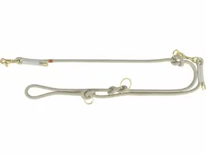 Leash Trixie Soft Rope 2 m, size L/XL, grey — rope dog leash