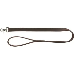 Leash Trixie Rustic thick leather M–L 1.00 m × 20 mm dark brown
