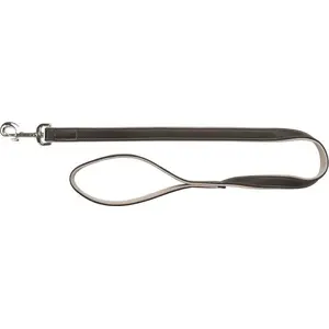 Leash Trixie Smycz Active Comfort S–M 1.00 m × 20 mm, black/grey