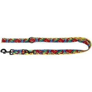 DINGO adjustable leash Dingo Smycz Regulowana Graffiti 2/220 — adjustable dog lead 2 m, 20 mm