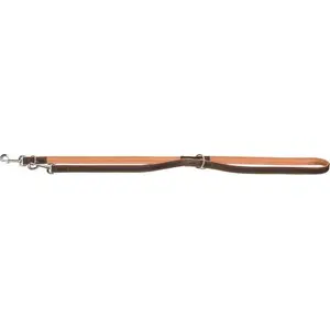 Adjustable leash Trixie Active Comfort M–L 2.00 m × 25 mm, brown/light brown