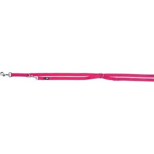 Adjustable dog leash Trixie Premium XS–S 2.00 m x 15 mm, fuchsia