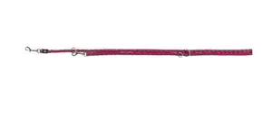 Standard dog lead Trixie 2 m, graphite and pink, 1.2 cm strap width