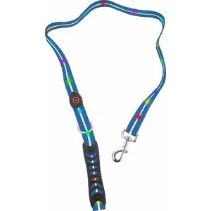 LED illuminated leash for medium and large dogs, blue — MEDIA-TECH MT7118