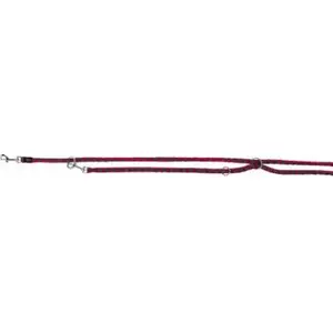 Adjustable dog leash Trixie Cavo fuchsia-graphite L–XL 2.00 m x 18 mm