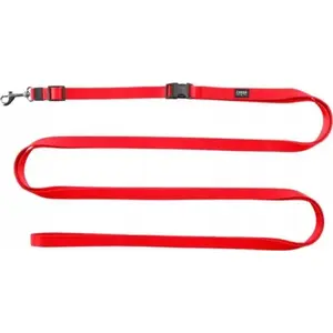 Leash Chaba Spacerowa with Hip Belt 10 mm x 4 m, red
