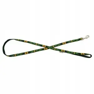 Dog leash Alizoo BK-18736, polypropylene webbing, ethnic pattern, green, 20 mm x 120 cm