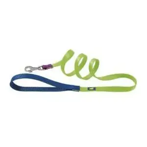 Leash FERPLAST CLUB 25/120 green — dog lead 25 mm width, 120 cm length