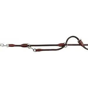 Leash Trixie Smycz Active adjustable — brown, 1.3 cm width, size L-XL