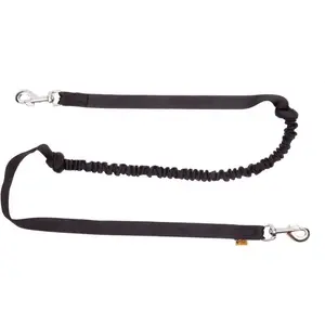 Leash with Shock Absorber and Two Carabiners DINGO 170 cm model 14699