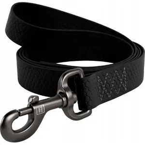 Leash Collar WAU DOG Waterproof 2.0 cm × 305 cm PVC Black