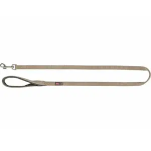 Leash Trixie Premium M/L 1.2 m sand — dog leash, comfortable grip, durable material