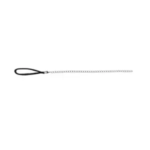 Trixie TRIXIE 14021 1 m Black/Silver Metal Dog Standard Lead, 1 m length, 3 mm strap