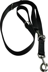 Leash Chaba SMYCZ TAŚMA REG 25 mm black — adjustable 25mm width