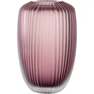 Vase LEONARDO Bellagio jar-shaped glass, Berry, H160mm, Ø100mm, 0.8L