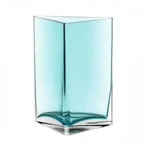 Vase LEONARDO L-046951, Glass translucent turquoise, Height 230 mm