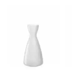Vase LEONARDO Milano bottle-shaped glass, white, height 280 mm, width 140 mm