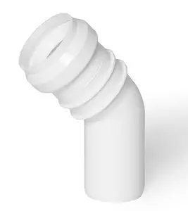 Pipe elbow 45° white 40 mm, No name HP/K44