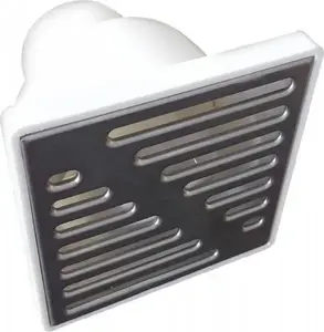 Drain Grate / Channel Cover No name KRATKA KANALIZACYJNA 10 PROSTA CHROM