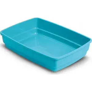 Open cat litter tray Barry King HANDY, blue, 42×33×11 cm