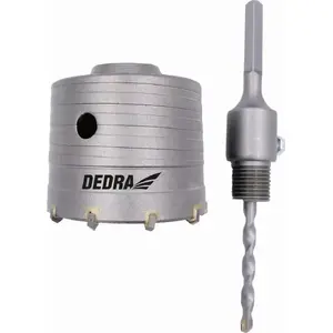 Hole saw Dedra 80 mm HM with HEX shank DED1506-X