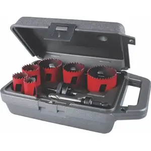 Bi-metal Hole Saw Set M.K. Morse Advanced Bi-Metal (electric set) – assorted sizes for cutting metal and wood